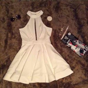 White Skater Dress Size Large